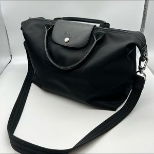 Longchomp Paris Le Pliage Energy bag/purse Black canvas